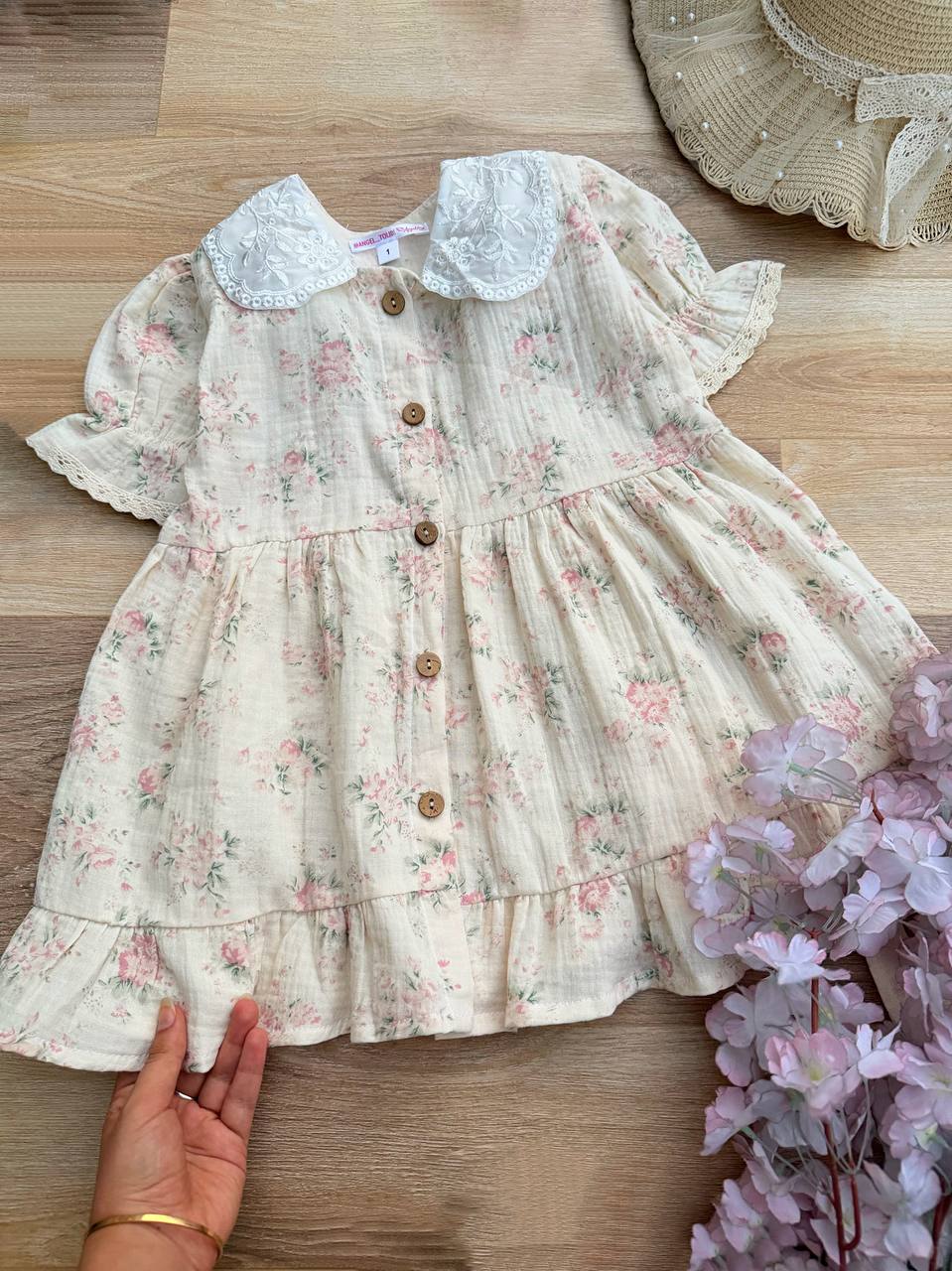 پیراهن موسلین وارداتی۳۰۲